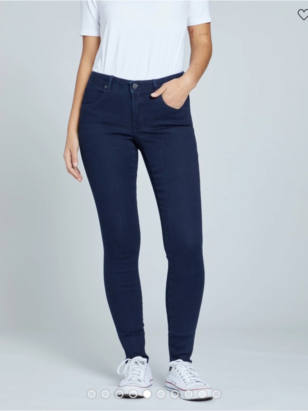 Universal Standard Navy High-Rise Skinny Jeans
